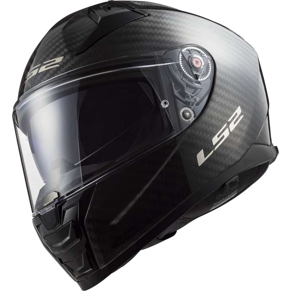 Casque de moto intégral en carbone Ls2 FF811 VECTOR II C CARBON brillant