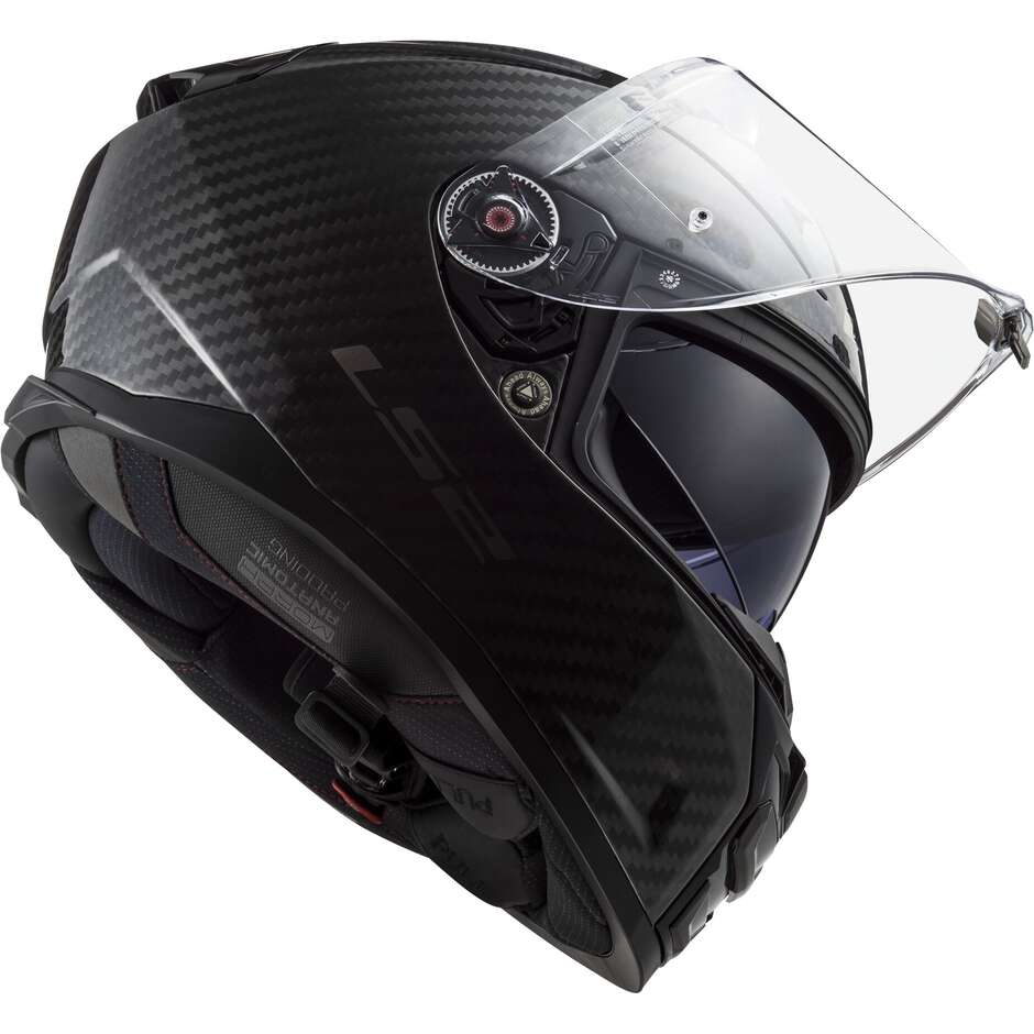Casque de moto intégral en carbone Ls2 FF811 VECTOR II C CARBON brillant