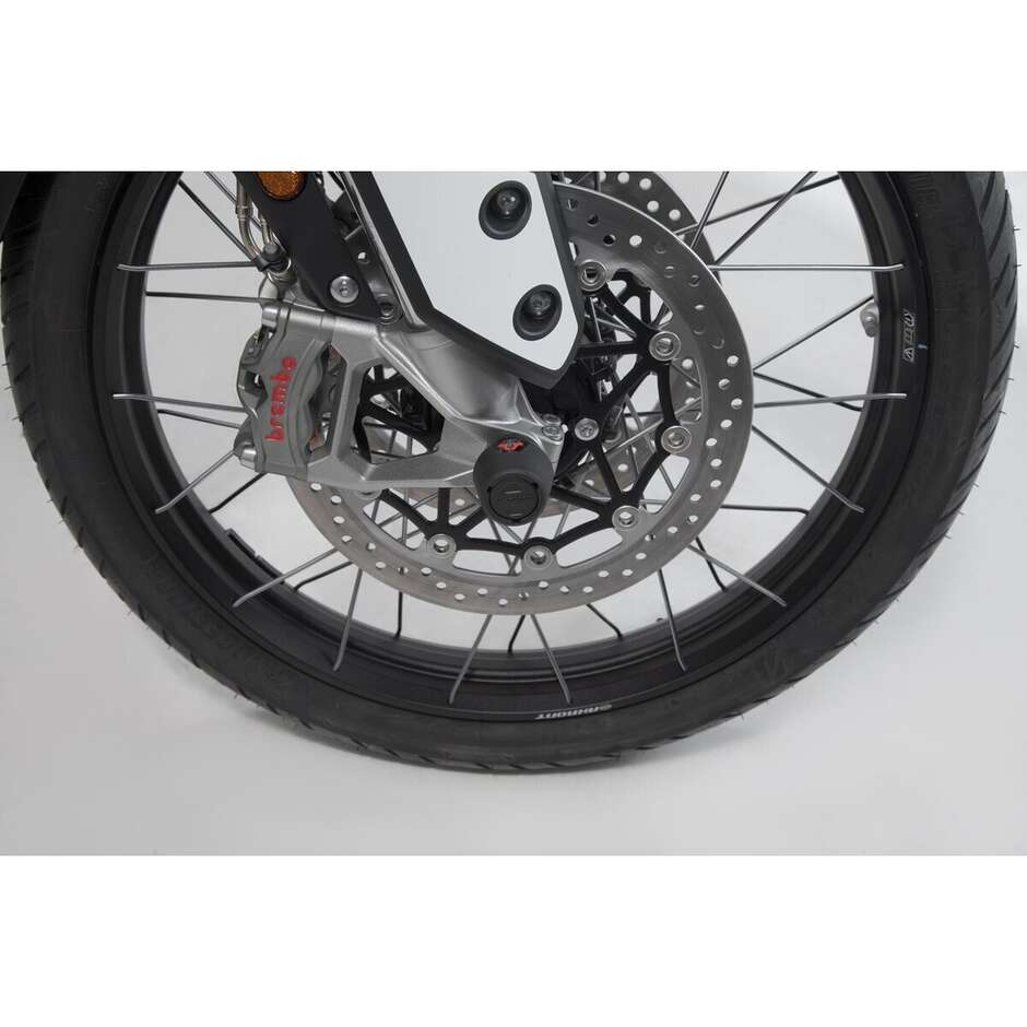 Vorderrad-Achsschutz-Kit, schwarz, STP.05.176.10201/B, für Triumph-, Honda-, Yamaha-Modelle