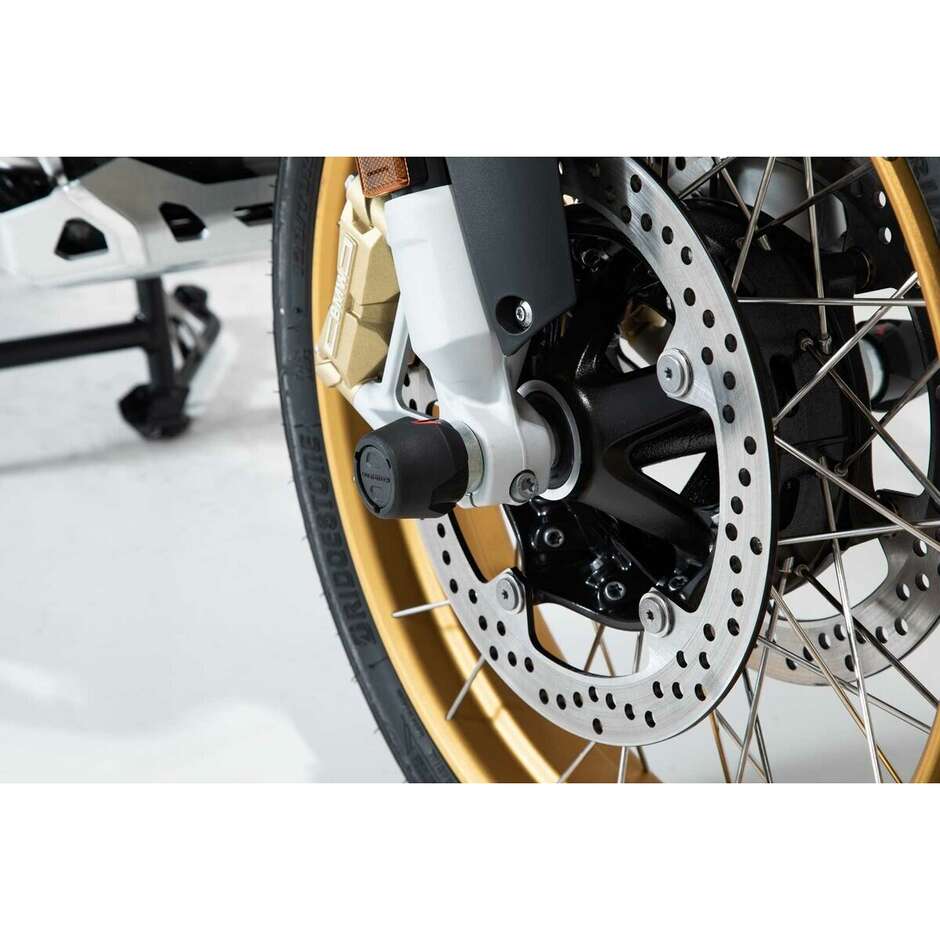 Vorderrad-Achsschutz-Kit Schwarz STP.07.176.10204/B Für BMW R 1200 GS / RT, R 1250 GS / RT