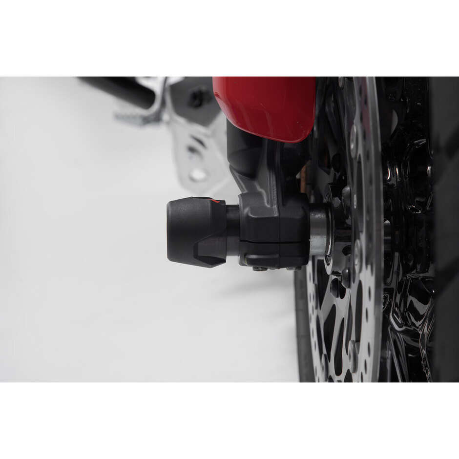 Vorderrad-Achsschutzsatz Schwarz STP.22.176.10600/B Für Ducati Multistrada V4 / Hypermotard 950