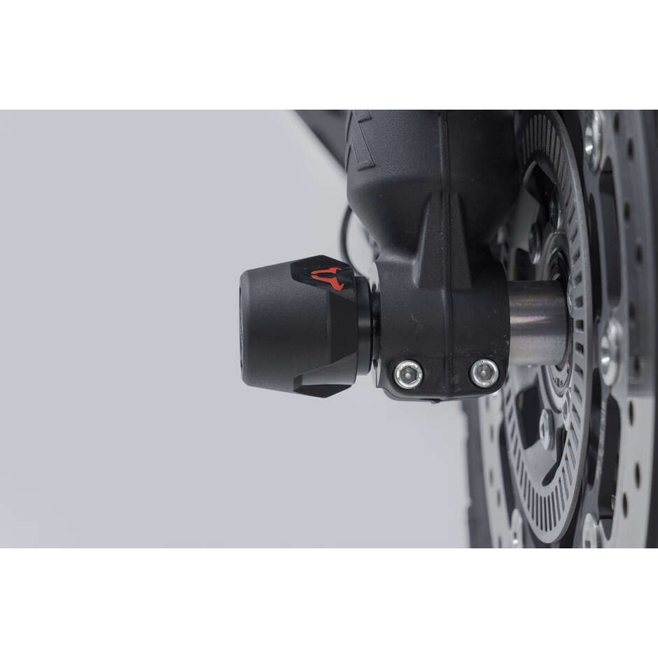 Vorderrad-Achsschutzsatz Schwarz STP.23.176.10000/B Für Moto Morini X-Cape 650 (21-)