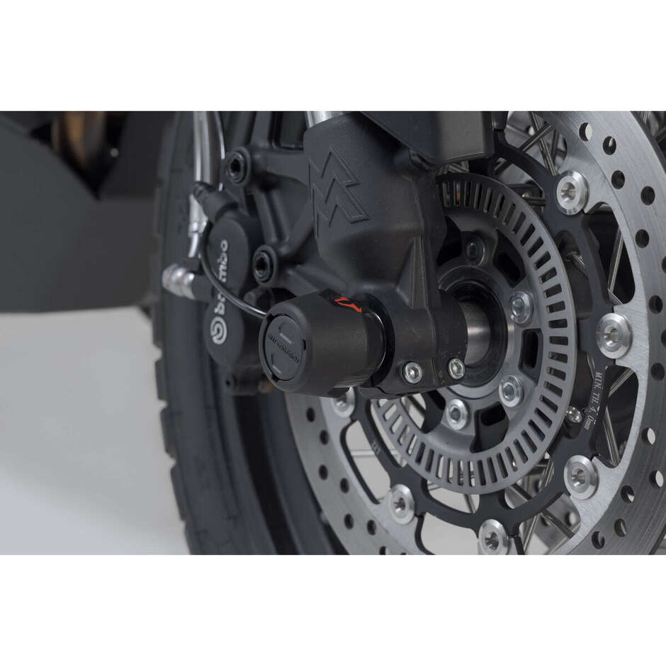 Vorderrad-Achsschutzsatz Schwarz STP.23.176.10000/B Für Moto Morini X-Cape 650 (21-)