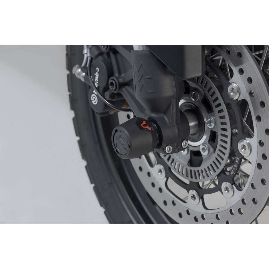 Vorderrad-Achsschutzsatz Schwarz STP.23.176.10000/B Für Moto Morini X-Cape 650 (21-)