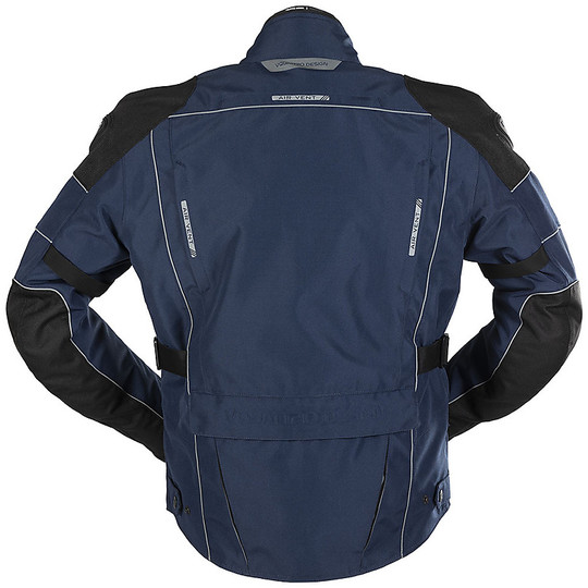 Vquattro Certified HURRY Navy Motorcycle Jacket