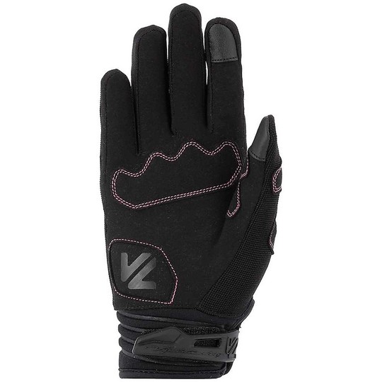 Vquattro City District 18 Lady Fabric Ladies' Motorcycle Gloves Black