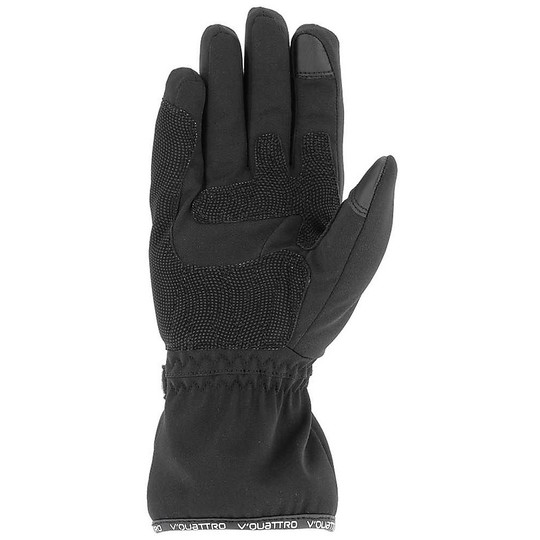VQuattro CORE 18 Black Fluorescent Waterproof Motorcycle Gloves