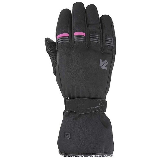 VQuattro CORE 18 Lady Black Waterproof Women's Motorcycle Gloves