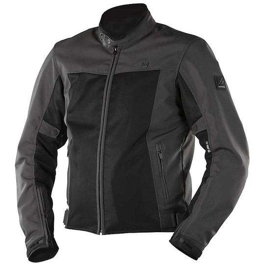 Vquattro Lucas Anthracite Summer Fabric Motorcycle Jacket