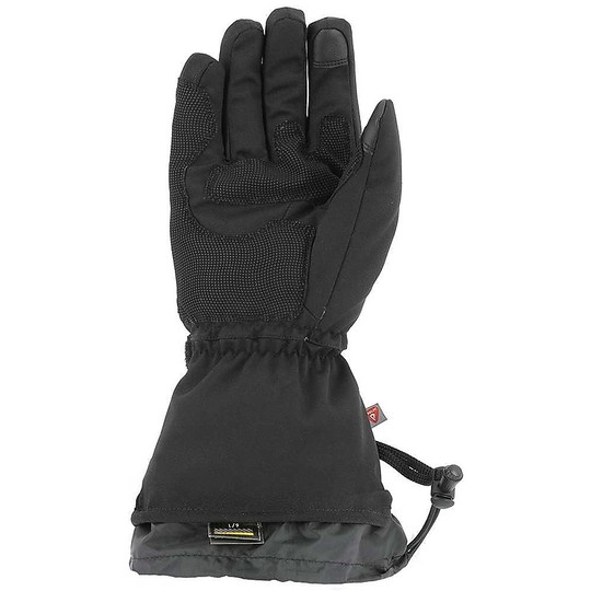 VQuattro METROPOLIS 18 Heated Fabric Motorcycle Gloves Black