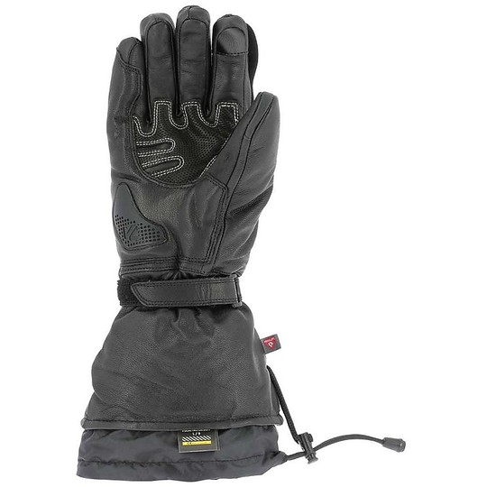 VQuattro VULCAN 18 Black Leather Motorcycle Gloves