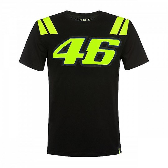 Vr46 Classic Collection Race Black T-Shirt