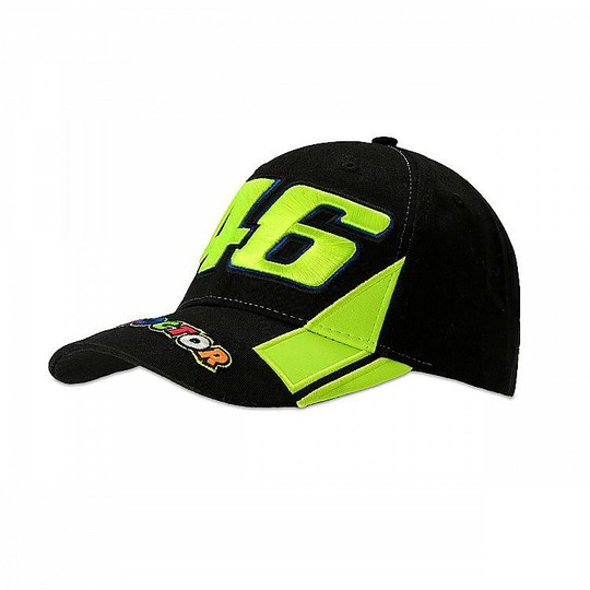 VR46 Classic Collection Race Hat 46 The Doctor Black