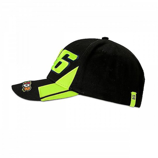 VR46 Classic Collection Race Hat 46 The Doctor Black