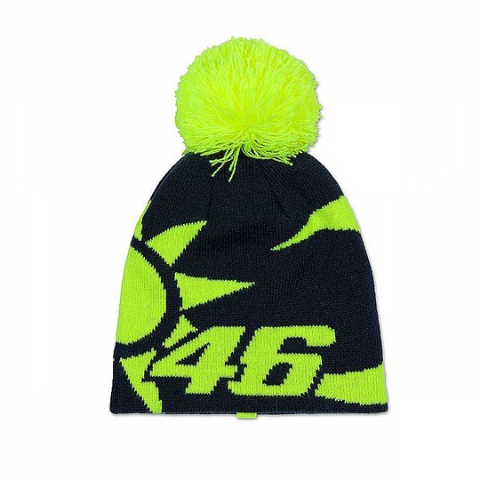 VR46 Classic Collection Sun and Moon Baby Pompon Bonnet