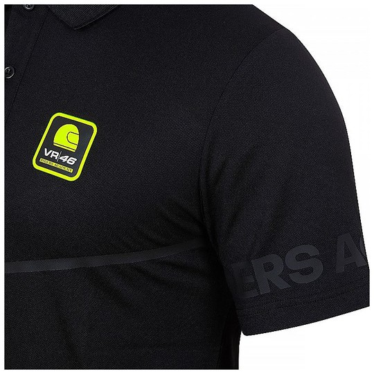 VR46 Riders Academy Collection Black Polo