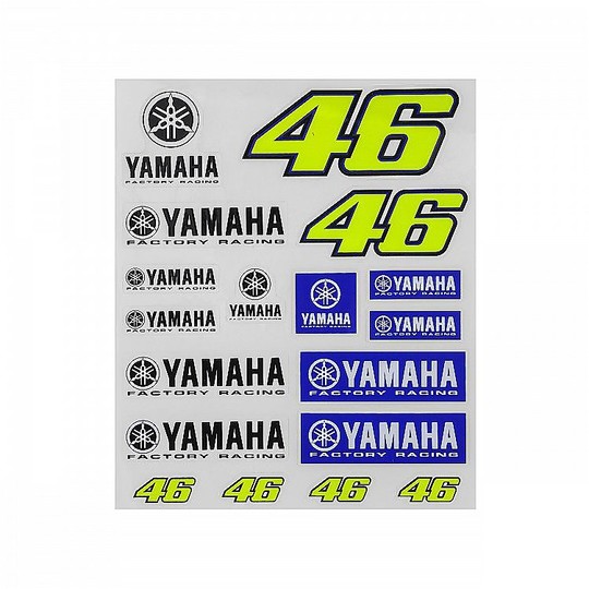 VR46 Stickers Large Yamaha Collection