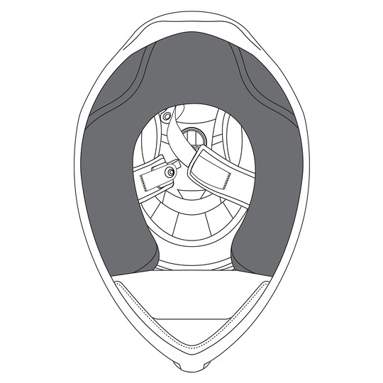 Wangenpolster Interne Wangenpolster für Agv K5 S Helm - Größe S