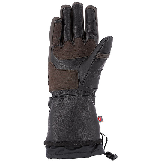 WARMER Overlap CE Heated Motorcycle Gloves Black