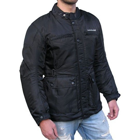 Wasserdichte Motorradjacke schwarz Sheild Städtische Waterproof