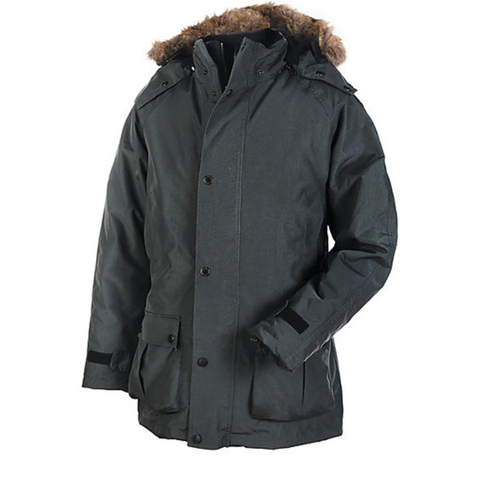 Wasserdichte Motorradjacke Tucano Urbano Parka Model T Schwarz
