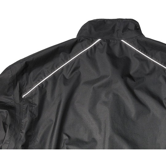 Waterproof Divisible Motorcycle Rain Suit Kit 2pcs Spidi PACIFIC WP KIT Black