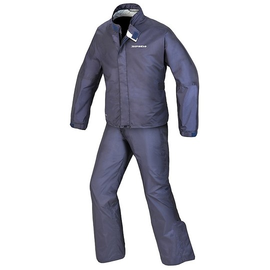 Waterproof Divisible Rain Suit Kit 2pcs Moto Spidi COMPACT 2 H2Out Black