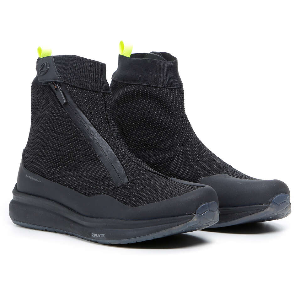Waterproof Motorcycle Shoes Momo Design FIREGUN-1 WP Black