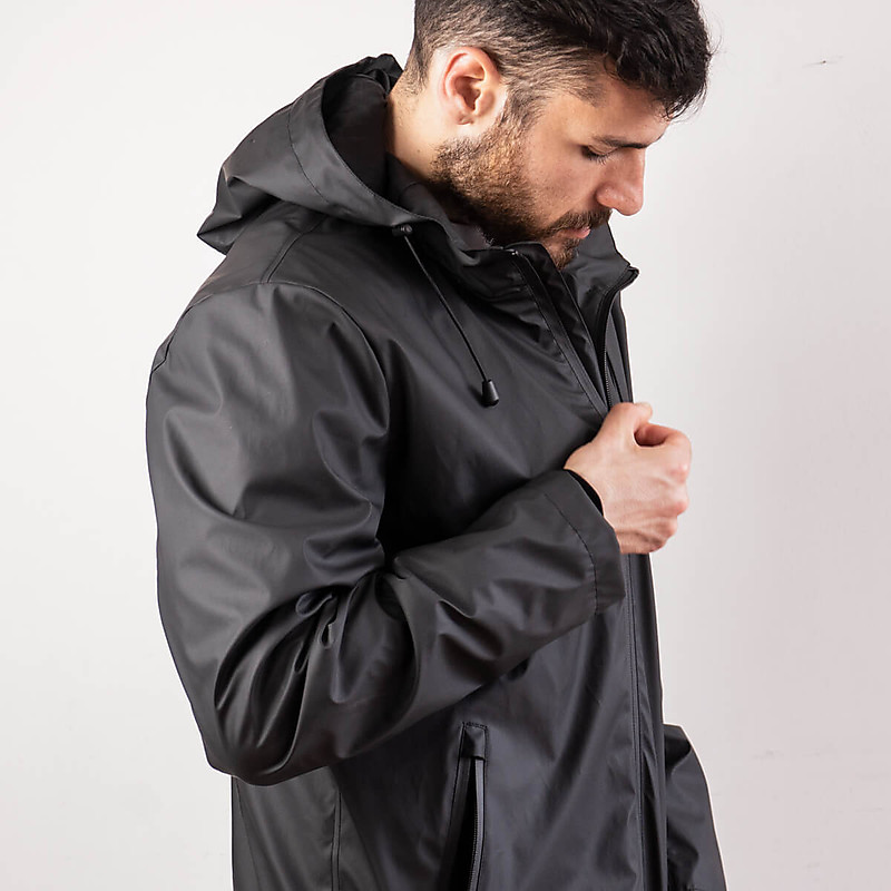 Waterproof Rain Jacket Tj Marvin SPORT J01 BLACK For Sale Online -  