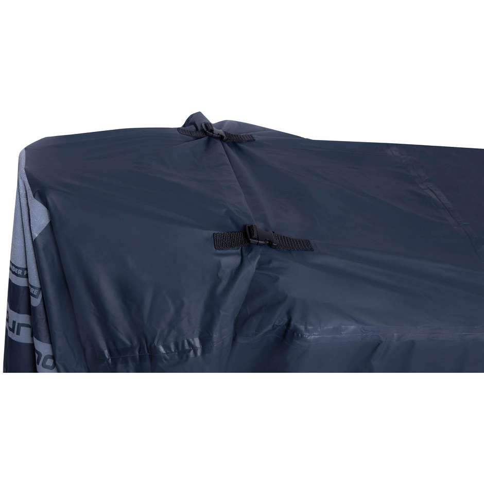 Waterproof Scooter Cover Tucano Urbano 218Pro RIPARI PRO Blue With Windshield and Top Case