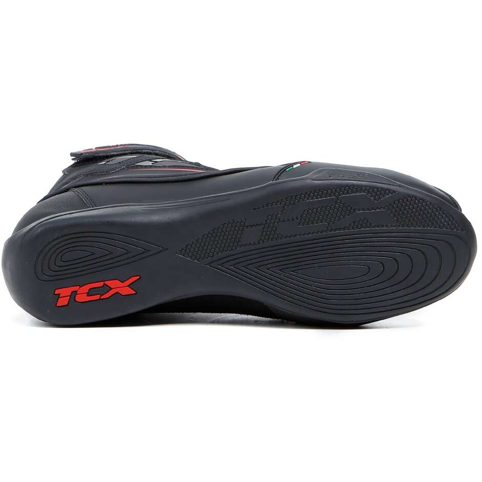 Waterproof Sport Motorcycle Shoes Tcx 9581w ZETA WP Black Red