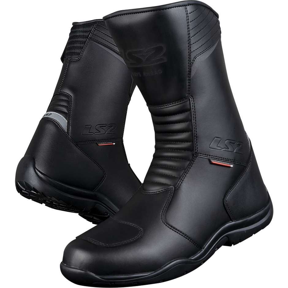Waterproof Touring Motorcycle Boots Ls2 URANO MAN WP Black