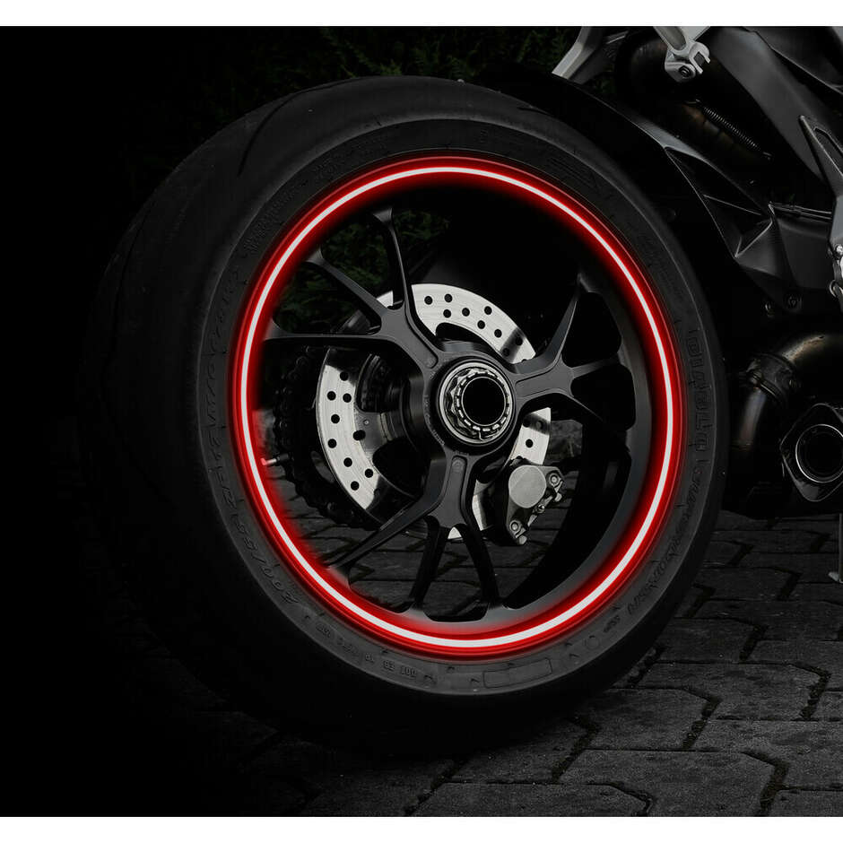 Wheel Profile Reflective Sticker Lampa Red 6m
