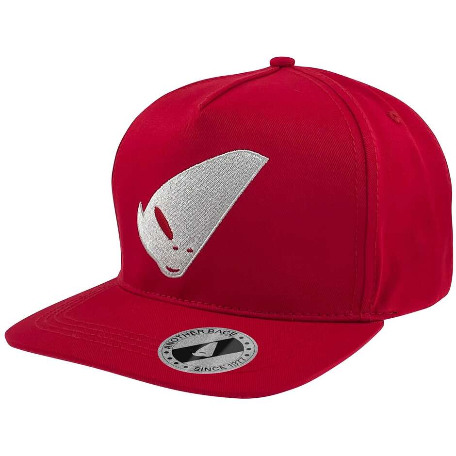 White Red Alien Logo UFO Cap