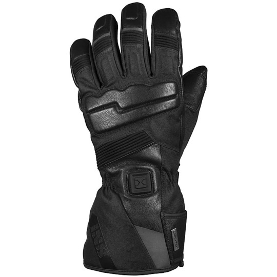 Winter Heated Motorcycle Gloves Ixs TOUR LT HEAT-ST Black