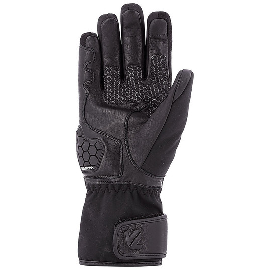 Winter Motorcycle Gloves CE Waterproof Vquattro STELVIO Black