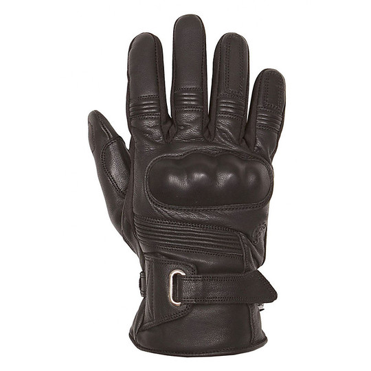 Winter Motorcycle Gloves Helstons Leather Vertigo Model Blacks