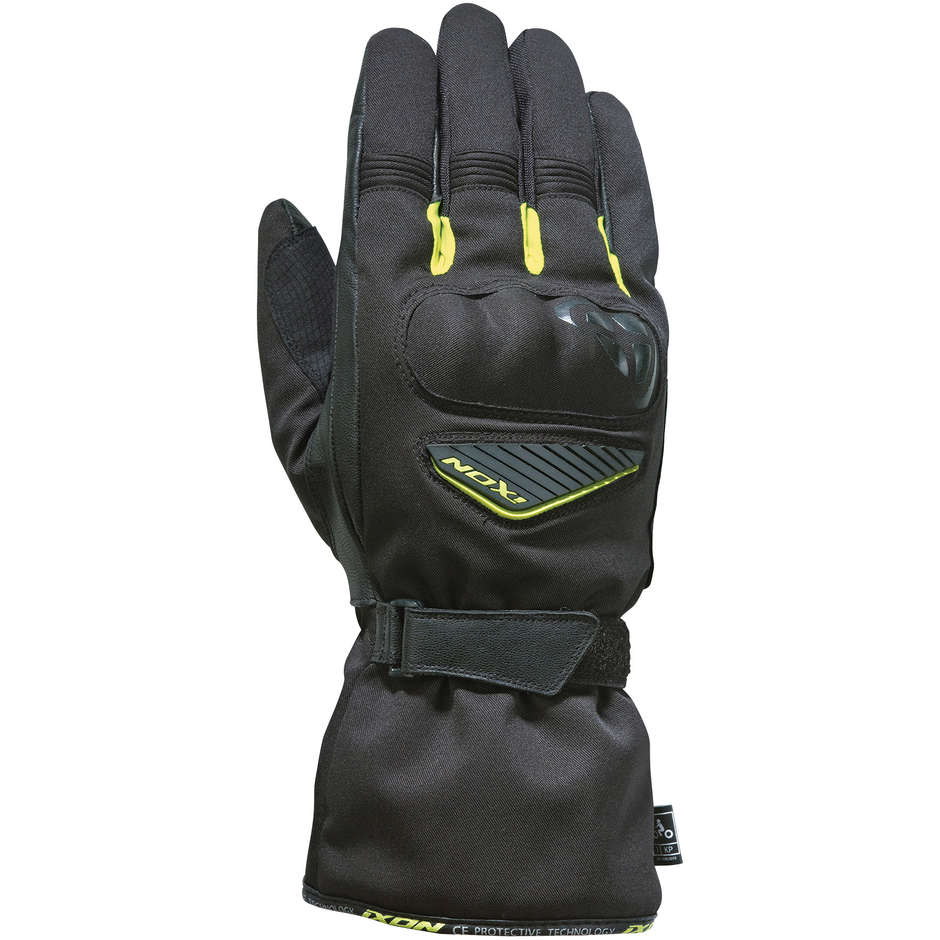 Winter Motorcycle Gloves Ixon PRO ARROW CE Black Yellow