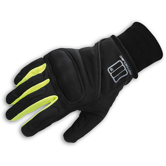 Winter motorcycle gloves Raincoats Motocubo City Pro With yellow black protection
