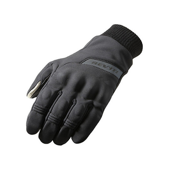 Winter Motorcycle Gloves Rev'it Hybrid WSP Raincoats Blacks