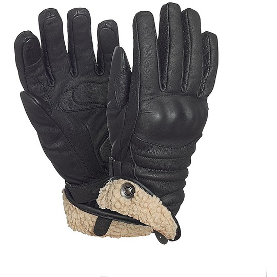 Winter Motorcycle Gloves Tucano Urbano Lady Aviator Black