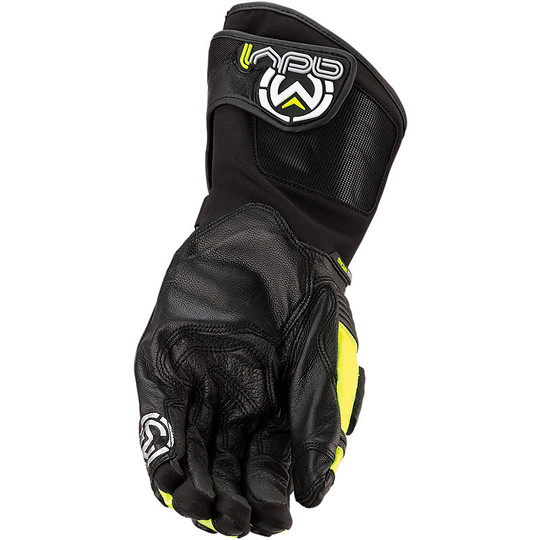 Winter Motorcycle Gloves With D3O Moose Racing ADV1 Long Hi-Vision Protections