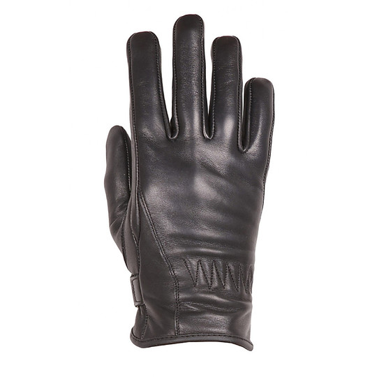 Winter Motorcycle Gloves Woman Leather Helstons Model Nelly Blacks