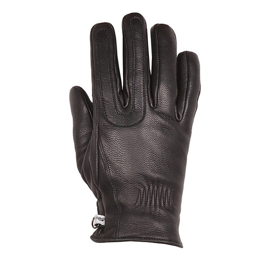 Winter Motorcycle Gloves Woman Leather Helstons Model You Lady Black