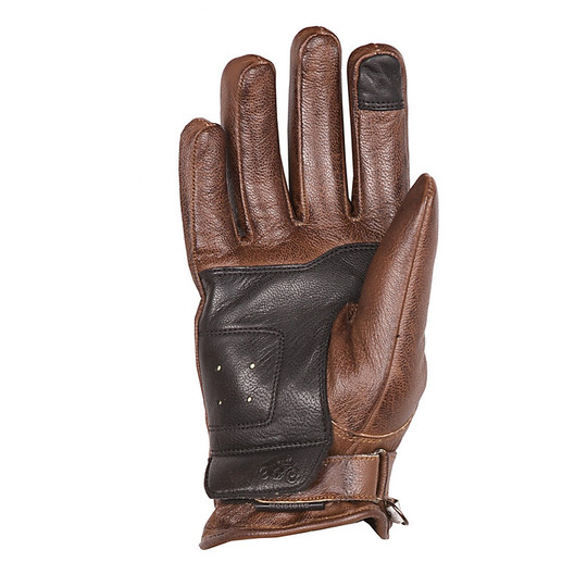 Winter Motorcycle Gloves Woman Leather Helstons Model You Lady Camel