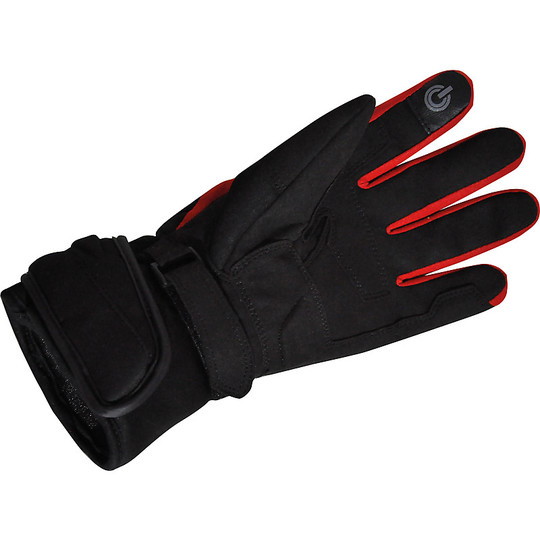 Winter Motorcycle Motorcycle Gloves Adventure Waterproof Black Yellow Fluo