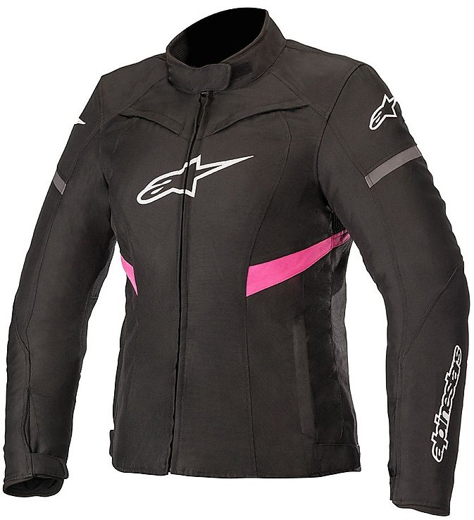 Woman Motorcycle Jacket In Alpinestars Stella T-KIRA Fabric Black ...