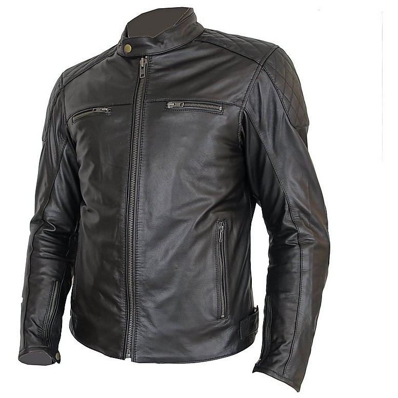 Woman Motorcycle Jacket in Genuine Soft Leather PXT DIAMOND LADY ...