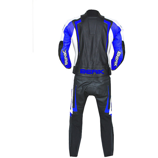Woman's Leather Split Suit 2 Pieces Berik 2.0 Lady White Black Blue