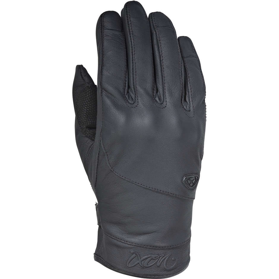 Women's Mid Season Motorcycle Gloves in Ixon RS SHIELD LADY Fabric Black
